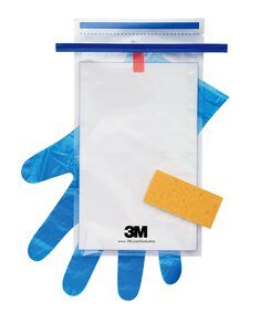 3M? HS10LET2G水合海綿，含10毫升李氏肉湯和手套，100套/箱